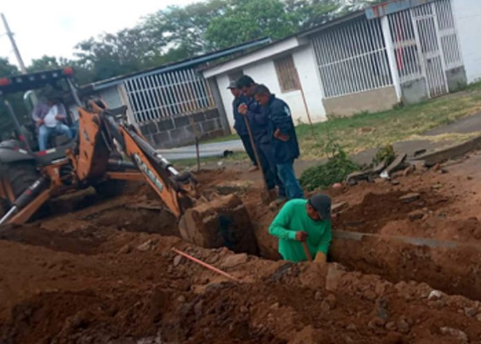 Foto: Obras de saneamiento en San Antonio, Managua / TN8 Foto: Obras de saneamiento en San Antonio, Managua / TN8