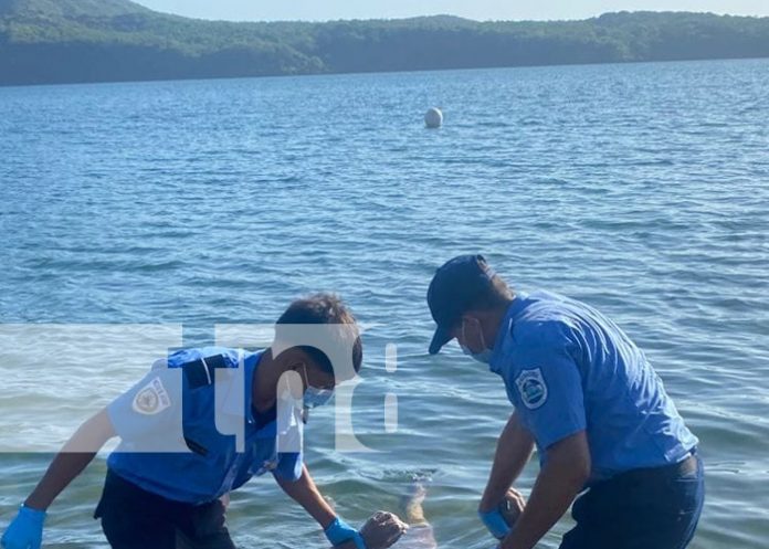 Foto: Ahogado en la Laguna de Xiloá / TN8 Foto: Ahogado en la Laguna de Xiloá / TN8