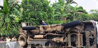 Foto: Accidente con camión lechero en Paiwas / TN8