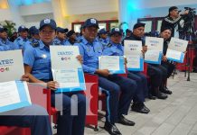 Foto: Graduación técnica para policías en Nicaragua / TN8