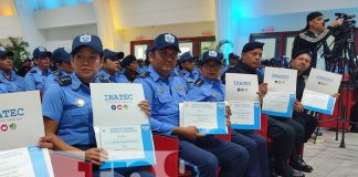 Foto: Graduación técnica para policías en Nicaragua / TN8