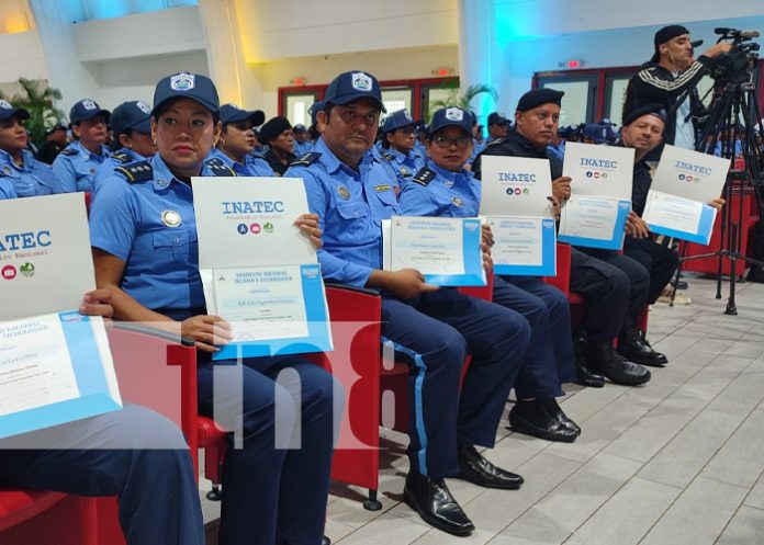 Foto: Graduación técnica para policías en Nicaragua / TN8