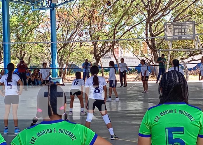 Foto: Campeonato de voleibol en colegio de Managua / TN8 Foto: Campeonato de voleibol en colegio de Managua / TN8