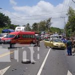 Imprudencia y velocidad causan accidente en el km 13.5 de la Carretera Sur Foto: Accidente de tránsito en la Carretera Sur / TN8