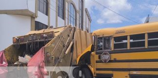 Foto: Choque entre camión y bus en Estelí / TN8