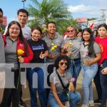 Foto: Homenaje a Rigoberto López Pérez con la juventud en Managua / TN8