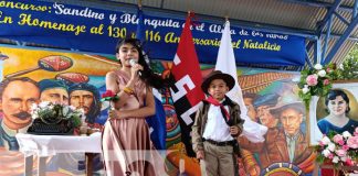 Foto: Homenaje al General Sandino y a Blanca Aráuz en Managua / TN8