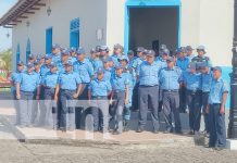 Foto: Visita de estudiantes del MINT a casa réplica del General Sandino en el Paseo Xolotlán / TN8