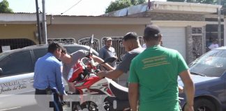 Foto: Accidente con moto en un barrio de Estelí / TN8