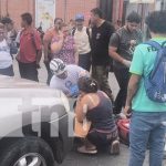 Abuela de 72 años es atropellada mientras cruzaba la calle en Estelí Foto: Accidente con mujer en Estelí / TN8