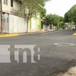 Foto: Calles nuevas en en el barrio Venezuela, Managua / TN8