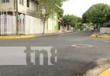 Foto: Calles nuevas en en el barrio Venezuela, Managua / TN8