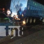 Fallece conductor en brutal accidente de tránsito en la carretera Masaya-Granada Foto: Mortal accidente en carretera Masaya-Granada / TN8