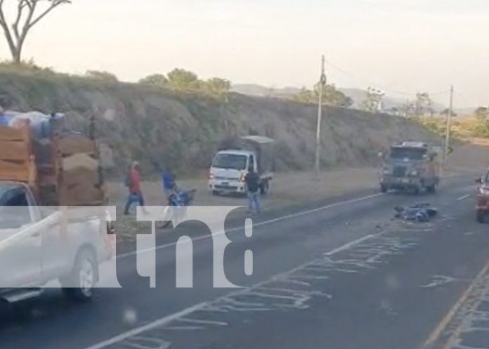 Foto: Fatal accidente de tránsito en la Cuesta El Coyol / TN8