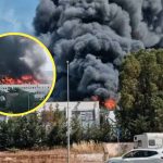 ¡Caos y pánico en Italia! Incendio arrasa con campus de la Universidad de Tuscia Foto: Autoridades evacúan Universidad de Tuscia, Italia/Cortesía