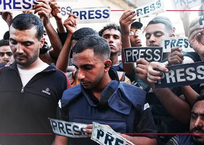 Foto: Matan a la prensa en Gaza /cortesía