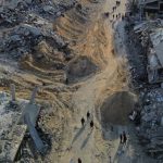 Israel bombardea puntos de ayuda humanitaria en la Franja de Gaza Foto: Horror en Gaza /cortesía