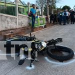 Motociclista y su acompañante murieron en fuerte accidente de tránsito en Bluefields Foto: Motociclista y su acompañante murieron en fuerte accidente de tránsito en Bluefields/TN8