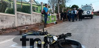 Foto: Motociclista y su acompañante murieron en fuerte accidente de tránsito en Bluefields/TN8