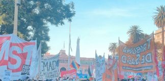 Foto: Jubilados y trabajadores protestan en Buenos Aires/Cortesía