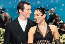 Foto: Dua Lipa y Callum Turner /cortesía