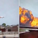 VIDEO: Este es el momento exacto de la caída del avión en India Foto: Captan el momento de la caída del avión en India /Cortesía