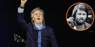 Foto: Paul McCartney despide a Brian Wilson /cortesía
