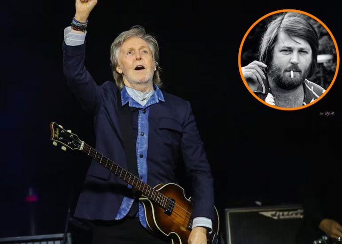Foto: Paul McCartney despide a Brian Wilson /cortesía