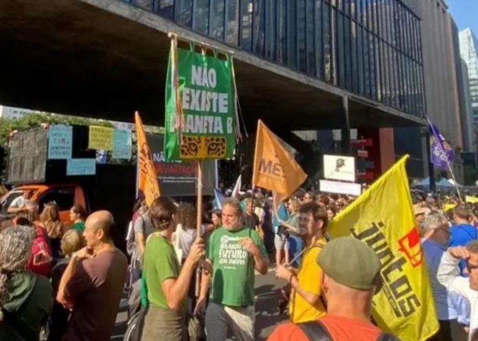 Foto: Protestas masivas en Brasil /cortesía