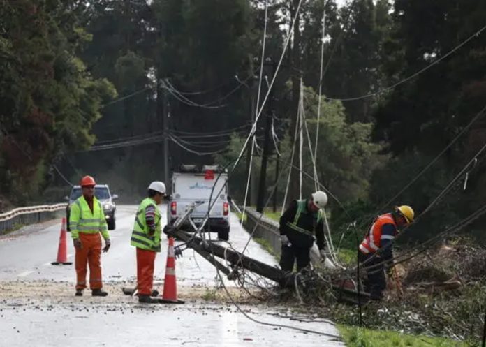 Foto: Lluvias extremas golpean el sur de Chile /cortesía