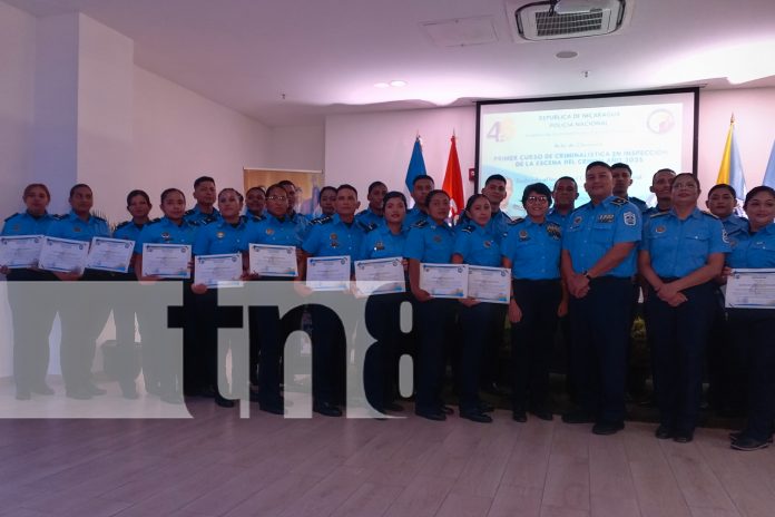 1 Foto: Nicaragua fortalece su capacidad forense con nuevo grupo de peritos criminalistas/TN8
