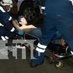 Foto: Exceso de velocidad casi cobra la vida de joven motociclista en Managua/TN8