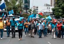 Docentes panameños prolongan huelga ante negativa del Gobierno a dialogar Foto: Docentes panameños prolongan huelga ante negativa del Gobierno a dialogar / Cortesía