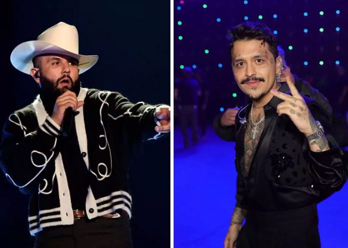 Foto: Carin León y Christian Nodal /cortesía