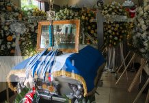 Masaya rinde emotivo último adiós al sargento tercero Víctor Avellán Guzmán Foto: Último adiós en Masaya al sargento tercero Víctor Avellán Guzmán/TN8