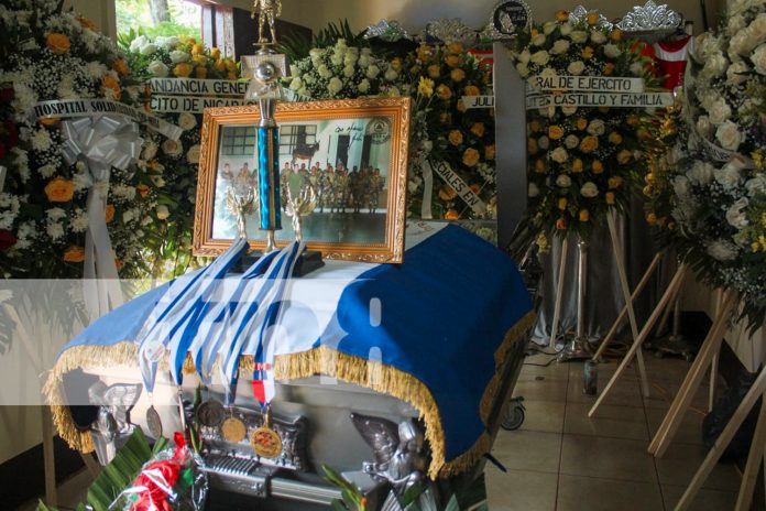 Foto: Último adiós en Masaya al sargento tercero Víctor Avellán Guzmán/TN8