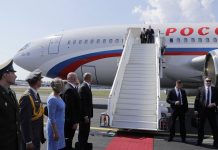 Putin aterriza en Bielorrusia para asistir al Foro Económico Euroasiático Foto: Putin llega a Bielorrusia /Cortesía
