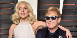 Foto: Lady Gaga y Elton John en la boda de Bezos /cortesía