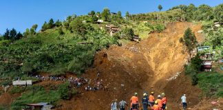 Foto: Deslizamiento de tierra en Antioquia, Colombia /Cortesía