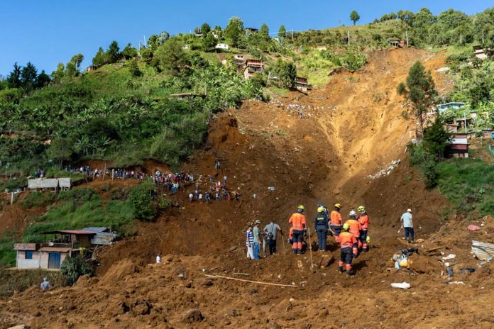 Foto: Deslizamiento de tierra en Antioquia, Colombia /Cortesía