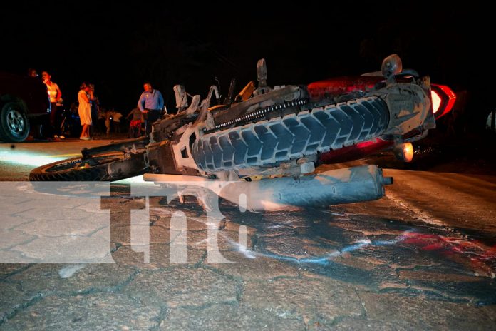 Foto: Imprudencia le costó la vida a otro motociclista en el departamento de Rivas/TN8