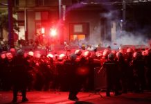 Foto: Enfrentamientos en Serbia /cortesía