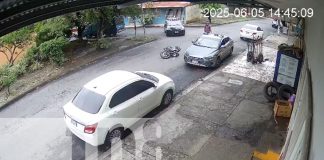 Foto: Inexperiencia de un motorizado en Managua /TN8