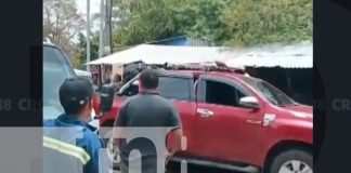 Foto: Conductor arrolla a jefe policial en operativo entre Sébaco y San Isidro/TN8