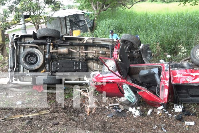 Foto: Milagrosa salvación tras brutal choque en Estelí/TN8