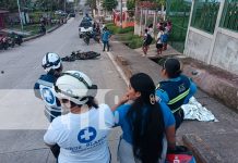 Foto: Motociclista y su acompañante murieron en fuerte accidente de tránsito en Bluefields/TN8