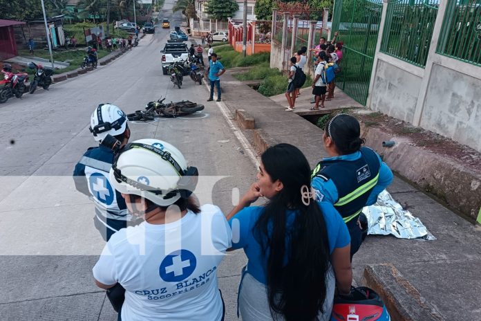 2 Foto: Motociclista y su acompañante murieron en fuerte accidente de tránsito en Bluefields/TN8