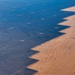 China convierte sus desiertos en el mayor «mar azul» fotovoltaico del mundo Foto: Proyectos fotovoltaicos en China transforman terreno arenoso/Cortesía