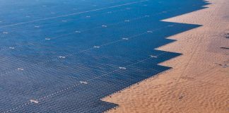 Foto: Proyectos fotovoltaicos en China transforman terreno arenoso/Cortesía