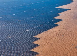 Foto: Proyectos fotovoltaicos en China transforman terreno arenoso/Cortesía